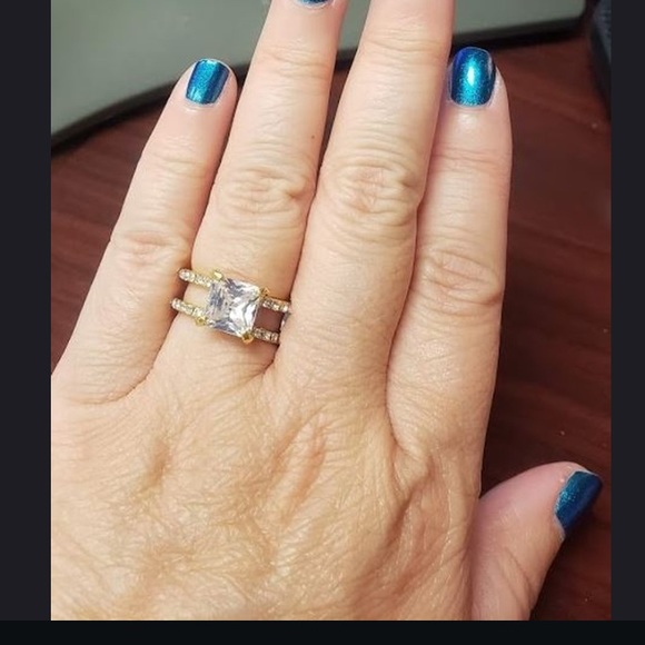 New In 14K Gold Filled Double Band Ring - Picture 2 of 8